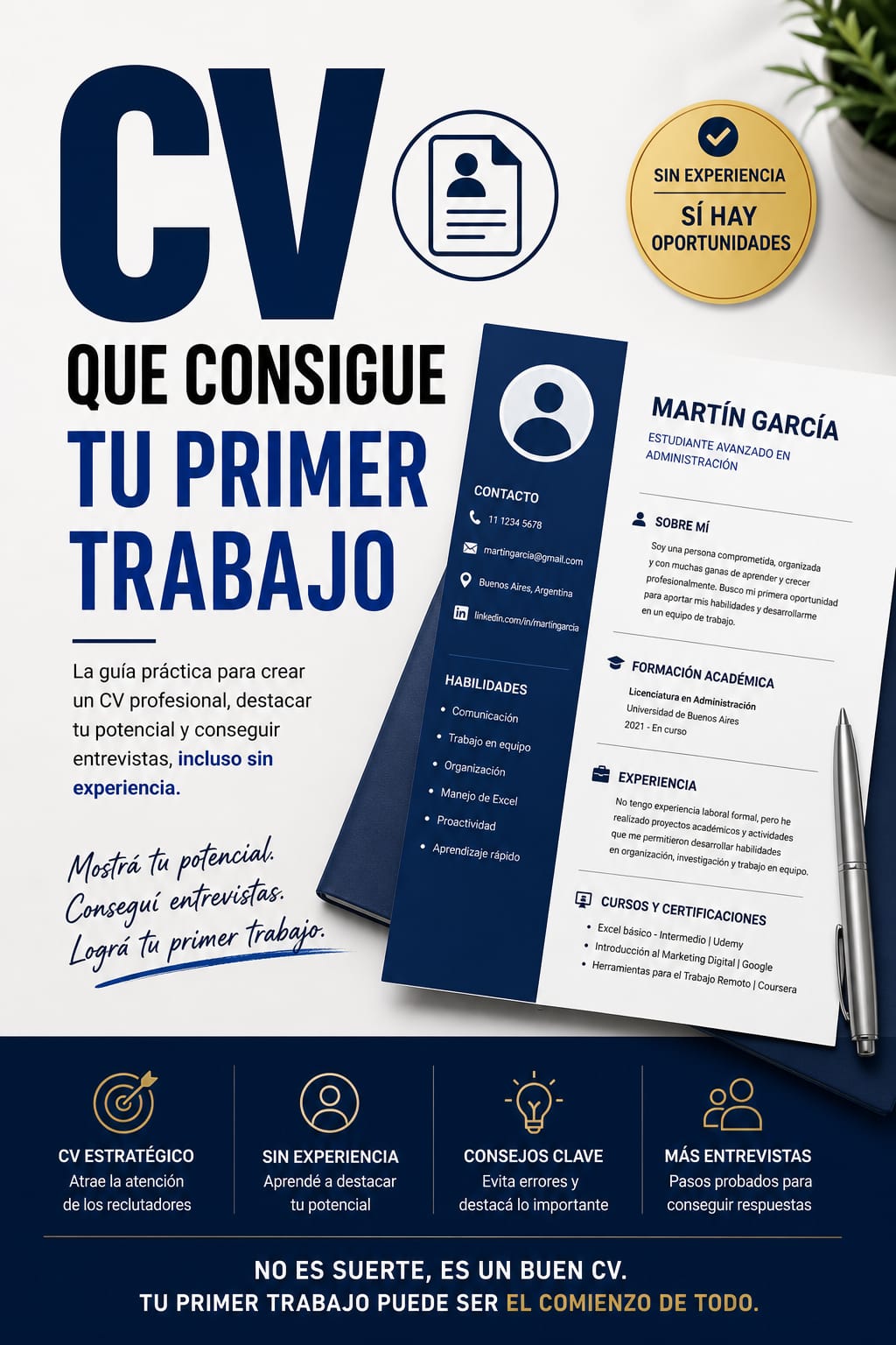 CV QUE CONSIGUE TU PRIMER TRABAJO