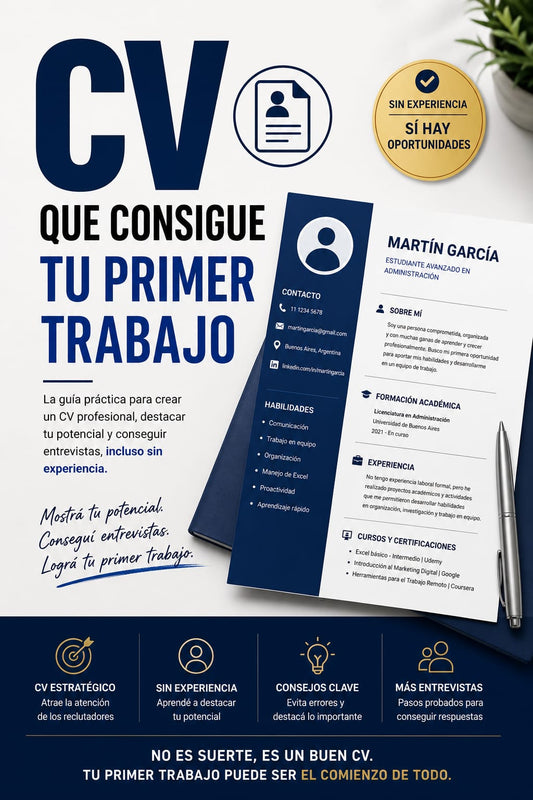 CV QUE CONSIGUE TU PRIMER TRABAJO